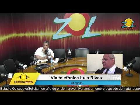 Abogado Luis Rivas Yo acabo de poner una querella penal contra Claudio Camaño