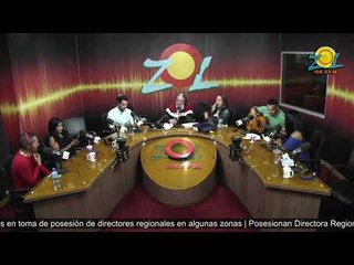 Ñonguito y la oyente Helen bailando, y Marino Castellanos cantando "Voy a romper la cama en dos"