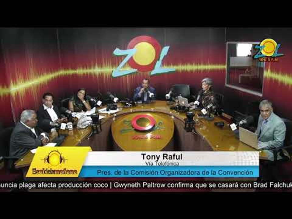 Tony Raful dice PRM invertirá alrededor 20 millones en convención para elegir más de mil posiciones