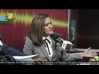 Angelita Peña presidenta del movimiento "Vuelva presidente" en apoyo a Leonel Fernandez