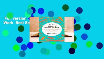 Full version  Daily Rituals: Women at Work  Best Sellers Rank : #5