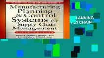 About For Books  MANUFACTURING PLANNING AND CONTROL SYSTEMS FOR SUPPLY CHAIN MANAGEMENT: The