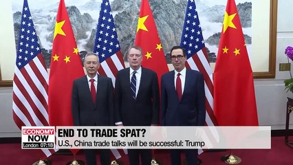 U.S., China trade talks will be successful: Trump