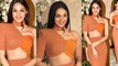 Kiara Advani stuns in orange dress at Manish Malhotra Party | Boldsky