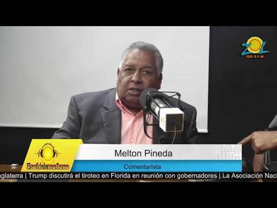 Melton Pineda "Estamos en una posición super extremista antihatianos, que se esta pasando"