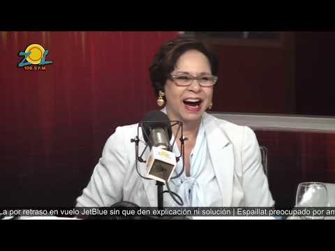 Lilian Pagan presidenta de ASISA y Mildred Pimentel ofrecen resultados encuestas marzo 2018 parte1