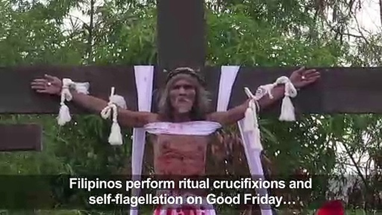 Extreme Easter: Flogging, crucifixions in Philippines