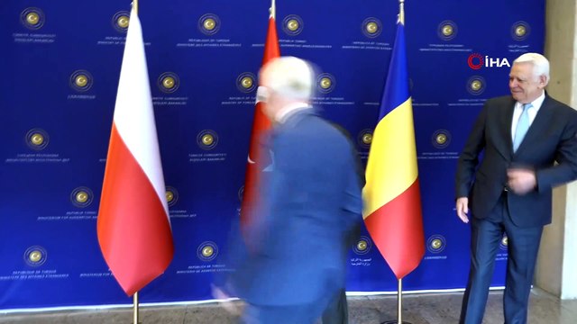 Türkiye, Polonya, Romanya Dışişleri Bakanları heyetlerarası görüşme gerçekleştirdi