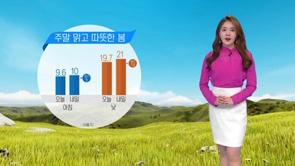 [날씨] 주말 전국 맑고 포근...나들이 좋아요 / YTN