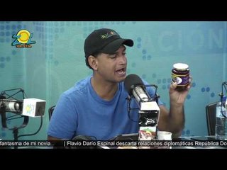 Ing. Casimiro Ramos director de FEDA presenta productos fruto del apoyo y asesoría a agricultores