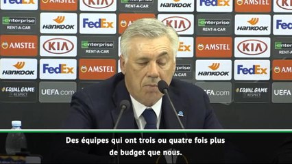 Download Video: Quarts - Ancelotti : ''On a rivalisé avec des équipes qui ont trois ou quatre fois notre budget''