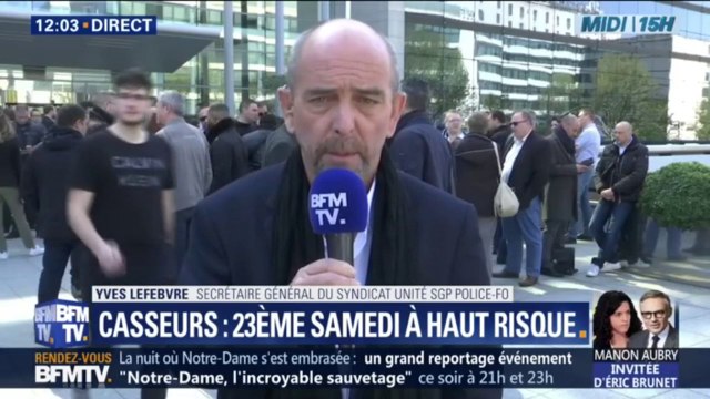 Gilets jaunes : On va pouvoir aller au contact , annonce le secrétaire général d'Unité SGP Police-FO