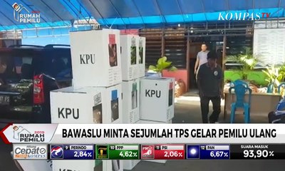 Bawaslu Minta Sejumlah TPS Gelar Pemilu Ulang