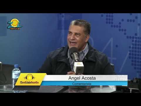 Angel Acosta comenta situación con productores agrícolas de Bananos