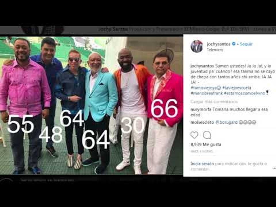 Le mandan fuego a Jochy por posteo foto con las edades de sus compañeros de Telemicro