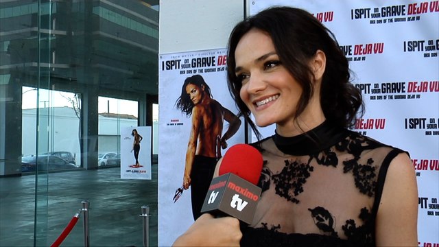 Jamie Bernadette Interview I Spit on Your Grave: Deja Vu Premiere Red Carpet
