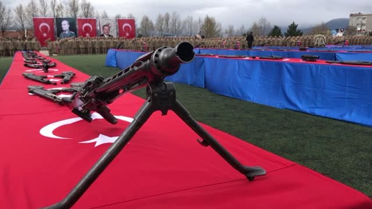 Karabük'ün Safranbolu İlçesinde 125. Jandarma Eğitim Alay Komutanlığında Düzenlenen Asayiş Kursuna...