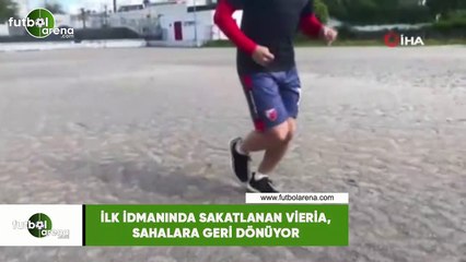 İlk idmanında sakatlanan Vieira, sahalara geri dönüyor