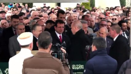 Cumhurbaşkanı Erdoğan ve İmamoğlu Cenaze Namazında Biraraya Geldi