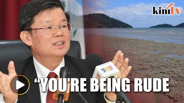 Penang CM loses cool over 'rude' interviewer