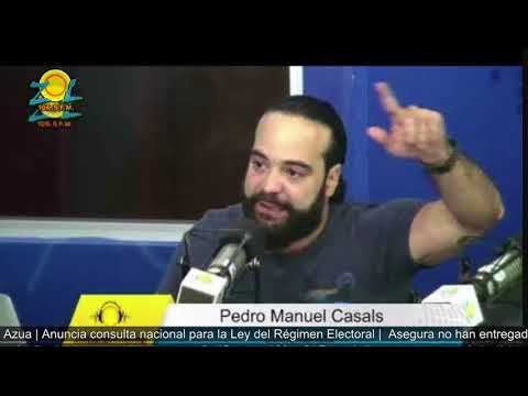 Pedro Manuel Casals comenta actividad de entregas de firmas para la candidatura de Leonel Fernández