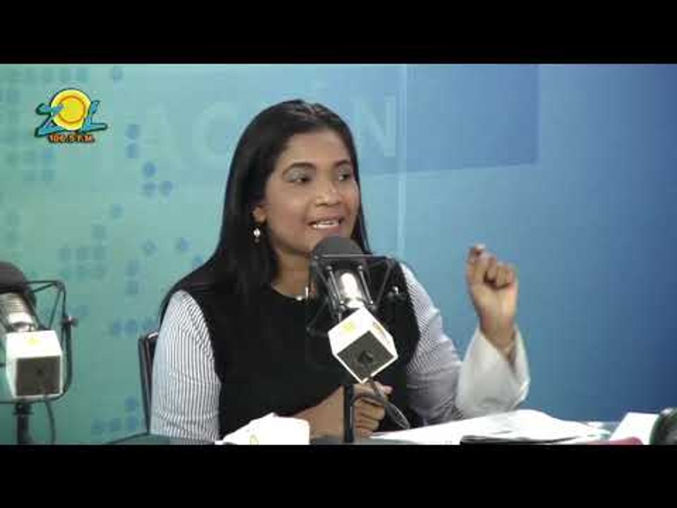 Anibelca Rosario comenta educación hace llamado a docencia y construcción parada guaguas en SDE