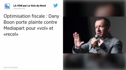 Dany Boon aurait porté plainte contre Mediapart après l’enquête l’accusant d’optimisation fiscale