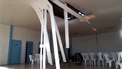 Homem cai de telhado de igreja e Siate é mobilizado