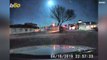 Look UP! Police Dashcam Captures Falling Meteor That Lights Up The Sky!