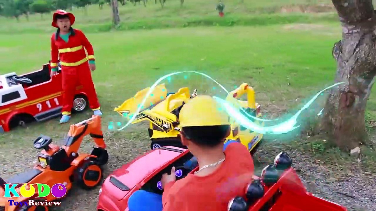 ドムプレイツールプレイセットおもちゃパワーホイール消防車車に乗る