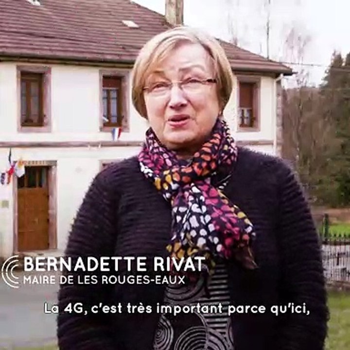 4G Vosges - Témoignage de Bernadette Rivat, Maire des Rouges-Eaux