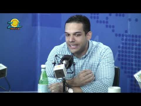 Radhamés Martínez 1er Vicepresidente de la asoc. de jóvenes empresarios comenta trabajos en Anje