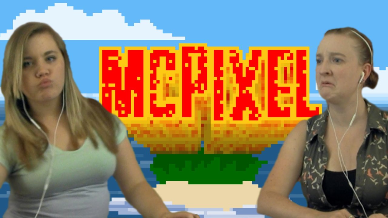 WEIRDEST GAME EVER? - Girls Play - McPixel - 1