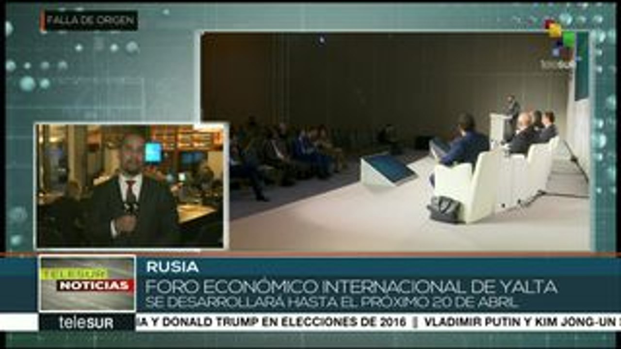 Rusia: avanza el V Foro Económico Internacional de Yalta