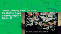 Adult Coloring Book: Discover the Healing Power of Mandala Coloring Pages  Best Sellers Rank : #5