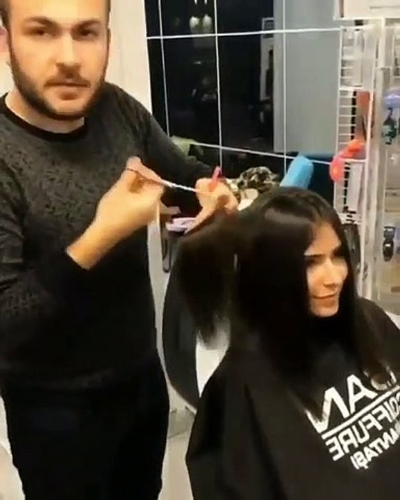 Highlights and a touch up haircut