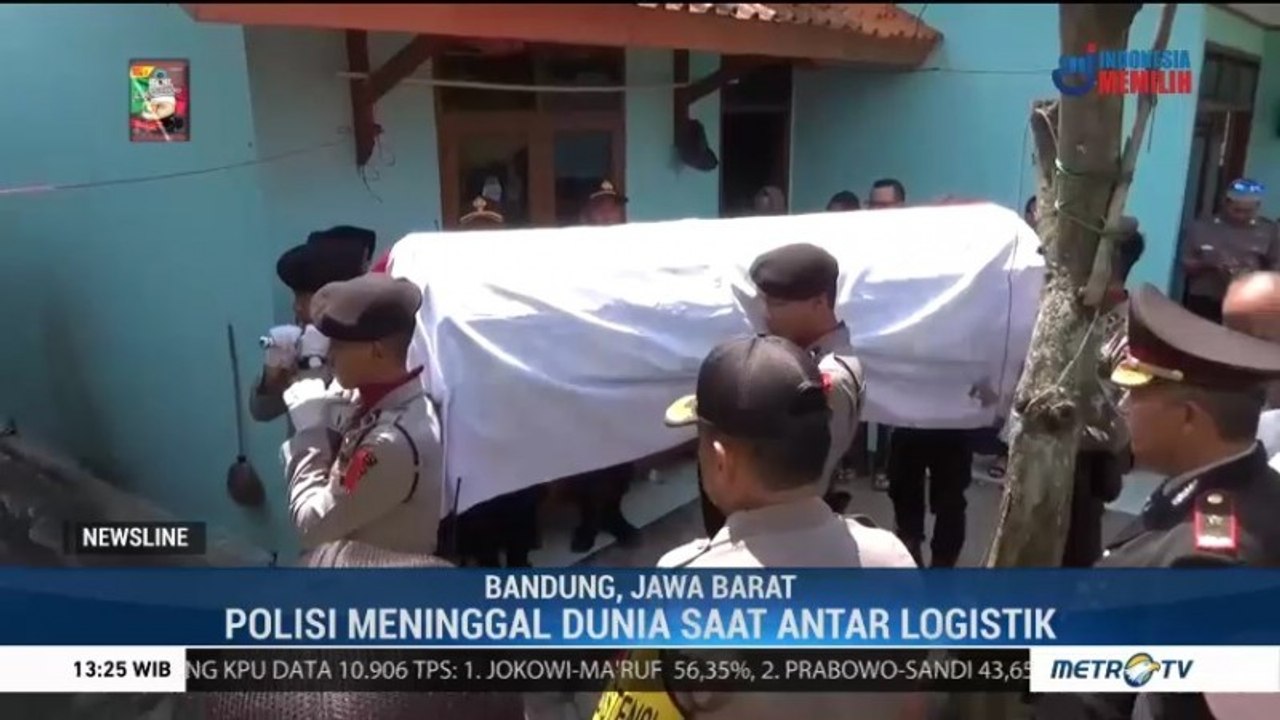 Polisi Gugur Saat Mengawal Pemilu