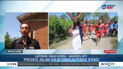 Melihat Prosesi Jalan Salib di Gereja Santa Maria Penginanga