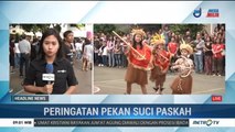 Prosesi Jalan Salib di Gereja St Fransiskus Asisi Dibalut Budaya Nusantara