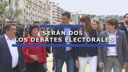 Serán dos los debates electorales