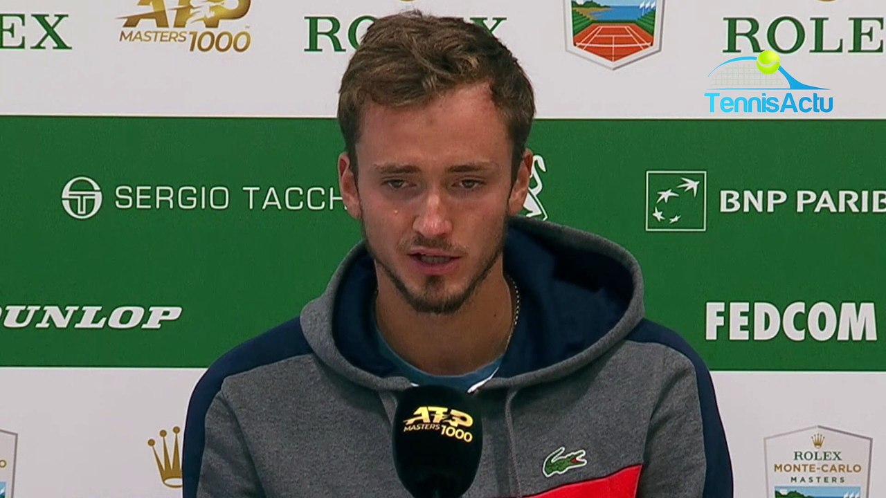 ATP - Rolex Monte-Carlo 2019 - Daniil Medvedev : "J'ai vu que je pouvais faire souffrir Novak Djokovic"