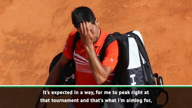 Defeated Djokovic maintains French Open is 'ultimate goal'