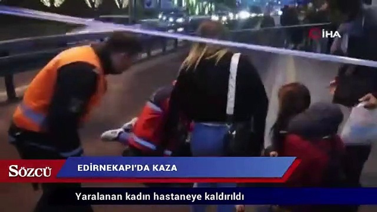 Edirnekapı’da kaza! Metrobüs yolcuya çarptı