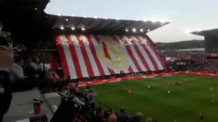 L'incroyable tifo du Standard lors de la réception de Genk