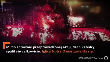 Trwa zbiórka na odbudowę Notre Dame