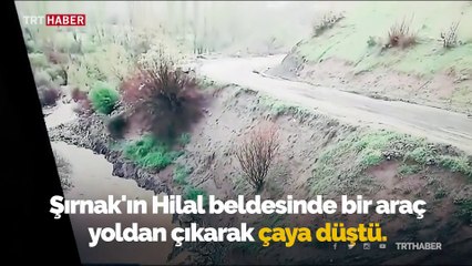 Şırnak'ta cip çaya devrildi: 1 ölü