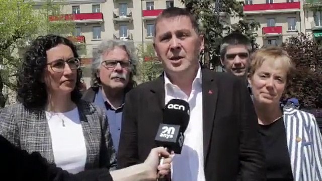 Encuentro de separatistas en Suiza: Otegi y Rovira se alían para frenar el autoritarismo de España