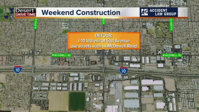 Easter weekend freeway closures