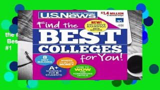 Best Colleges 2019: Find the Best Colleges for You!  Best Sellers Rank : #1