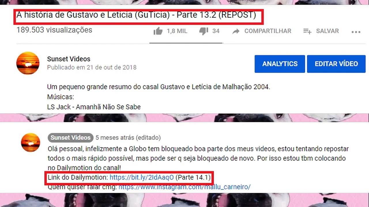 KD OS VIDEOS DE GUTICIA??